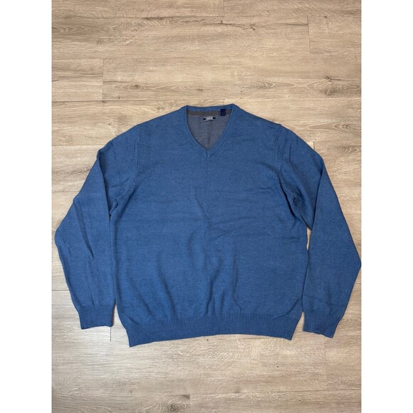 IZOD Other - IZOD Mens XXL Blue V Neck Sweater Pullover Lightweight Knit Casual